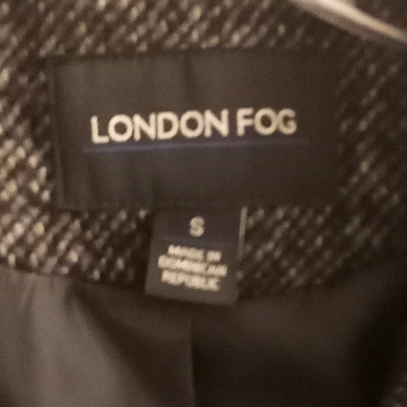 LONDON FOG Women Coat Size S Black-Gray-White Colors HGC - Picture 10 of 11